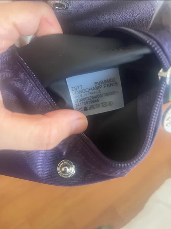 Longchamp Mini Bag Top Handle Crossbody w/ Added Strap - Image 7