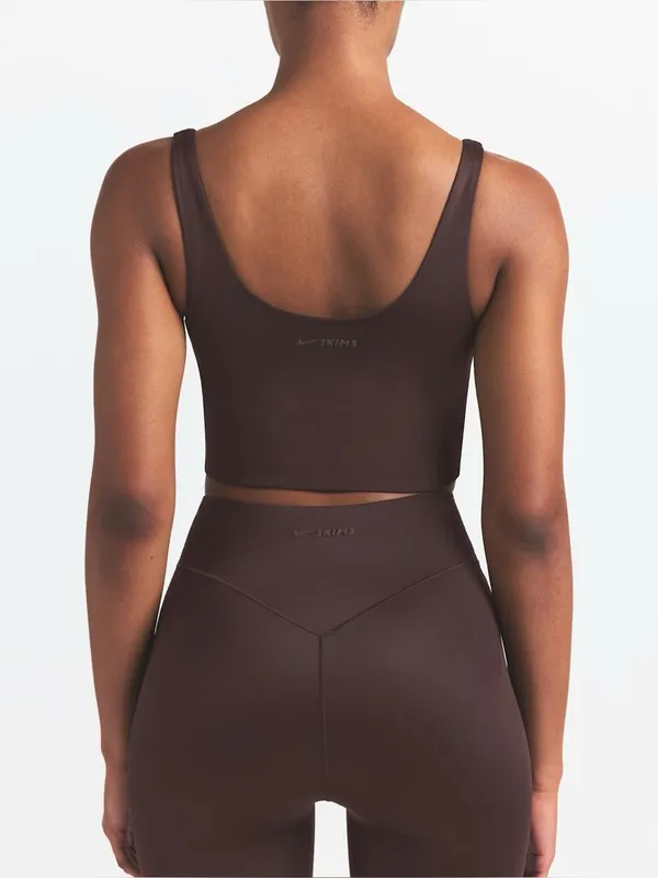 Nike x Skims SCOOP NECK BRA TOP in phoenix womens size large NWT - Image 2
