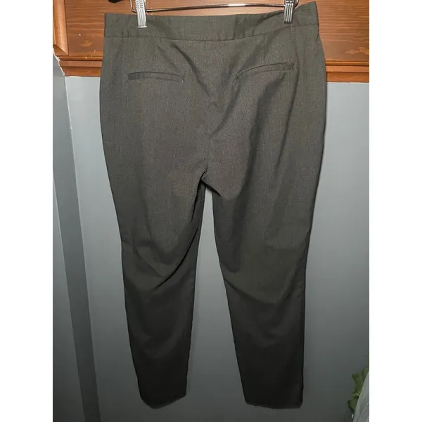 Zara Basic Collection Grey Glen Plaid Tapered Dress Pants Womens Size 8 - Image 4