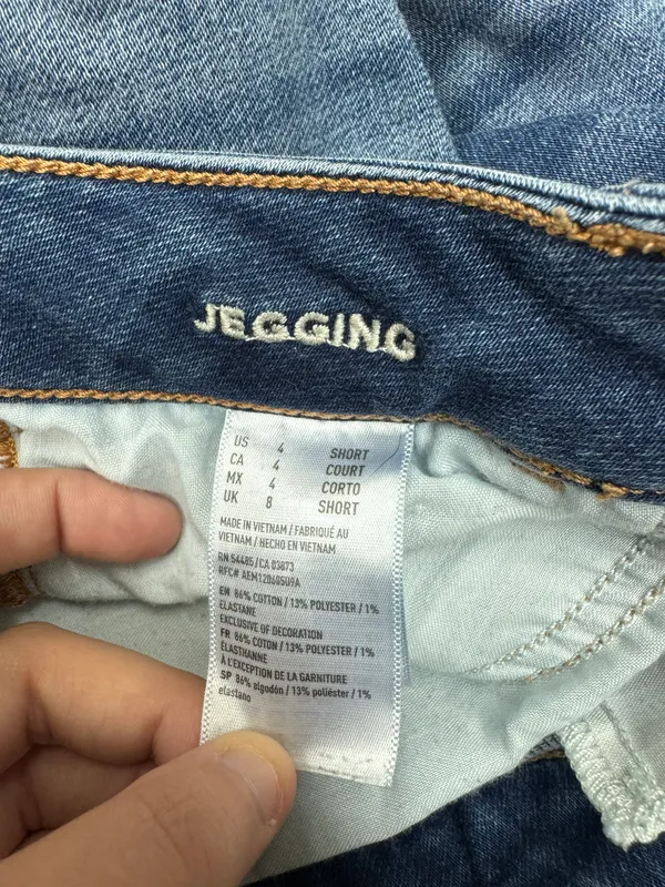 American Eagle Super Stretch Denim Jeggings Size 4 Short - Image 5