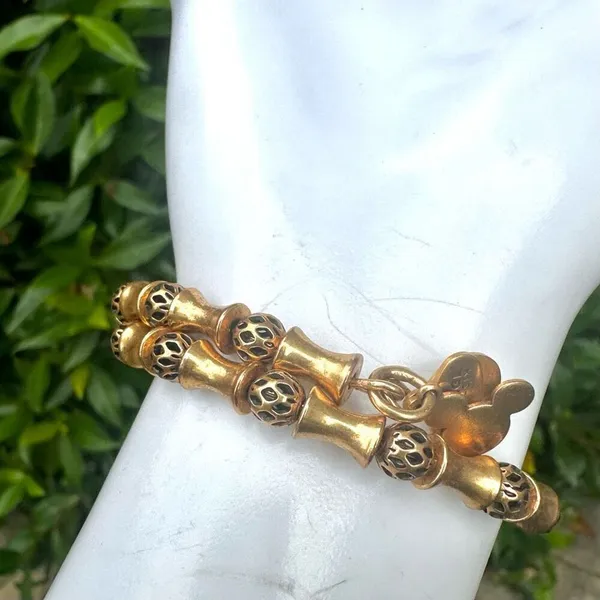Alex and Ani Disney gold tone filigree wrap bracelet - Image 12