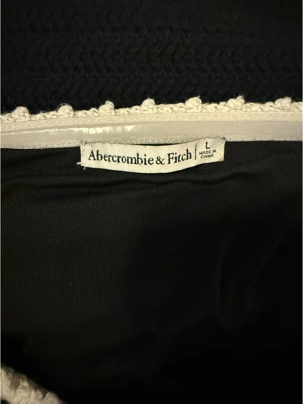 Abercrombie black crochet tube top - Image 3