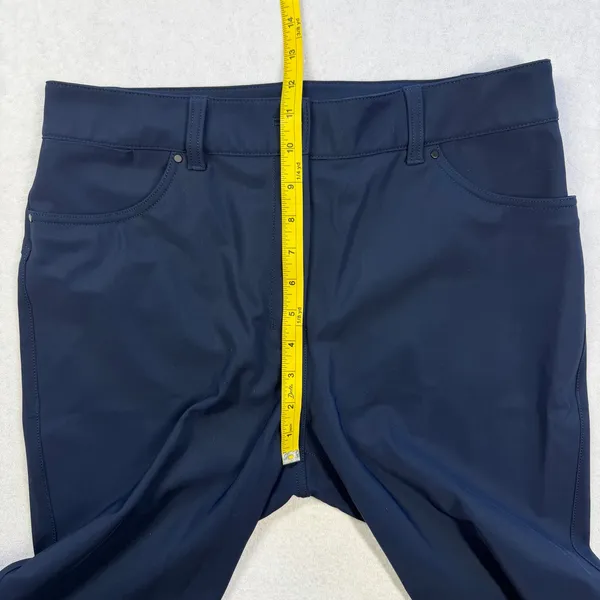Lululemon City Sleek 5 Pocket Pants Women’s 31 True Navy Slim Fit Warpstreme - Image 9