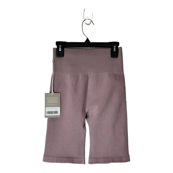 Everlane Purple Lilac Seamless High Rise‎ Knit Ribbed Bike Shorts Size XS/S NWT - Image 4
