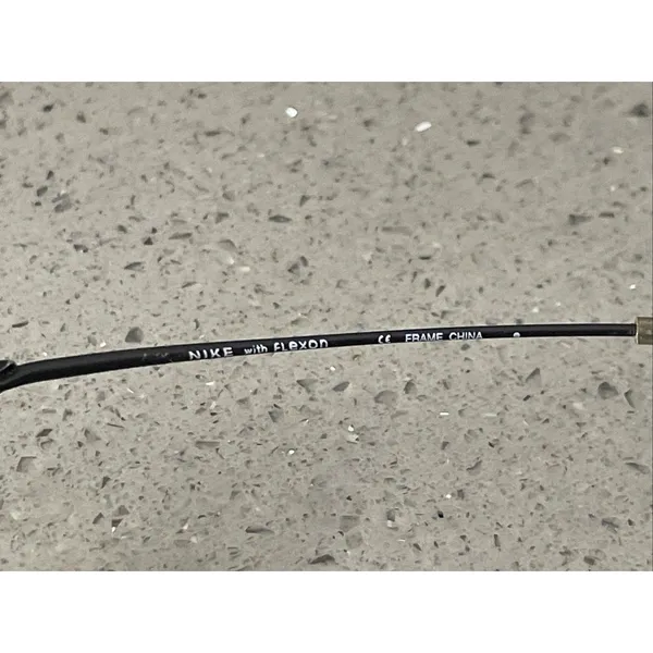 Nike with Flexon 4603 001 Eyeglass Frames ONLY 45-20-135 Black metal full rim - Image 8