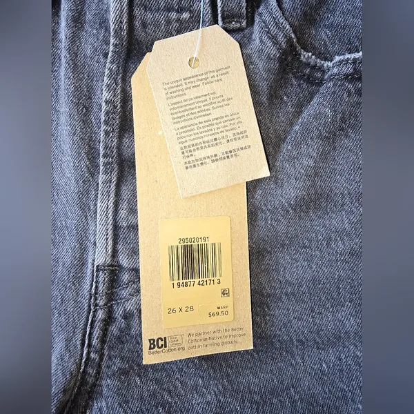 Levi's 501 Skinny High Rise Fitted Through Hip And‎ Thigh Size 26x28 - Image 10