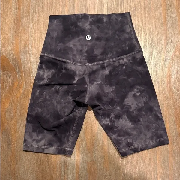 Lululemon Align Shorts‎ 8" Diamond Dye Pitch Grey Graphite Grey Size 0 - Image 5
