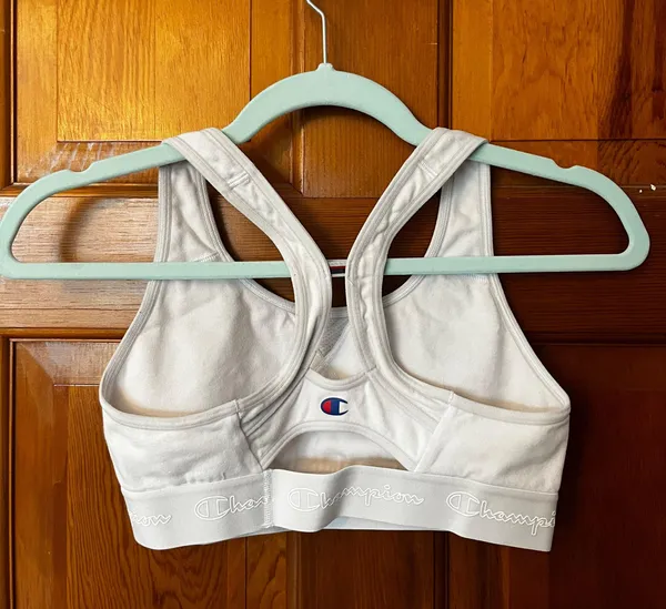 White Sports Bra - Image 2