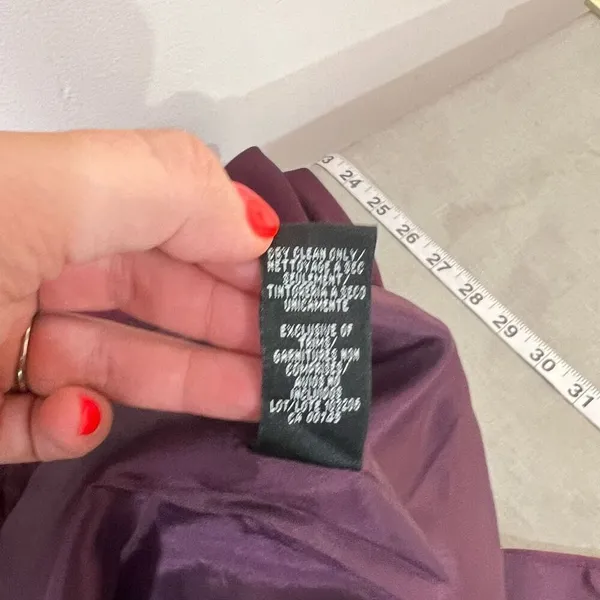JS Boutique Purple Satin Sleeveless Fully Lined Knee Length Cocktail Dress Sz 6 - Image 10