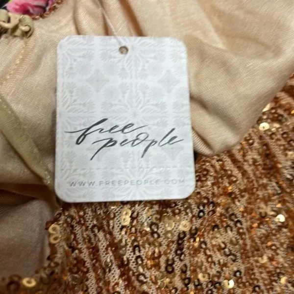 Free People Ta Da Top Gold L - Image 6