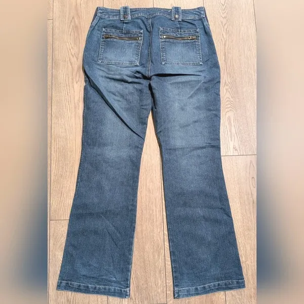 Old Navy Maternity M‎ Medium Underbelly Boot Jeans Bootcut Stretch - Image 2