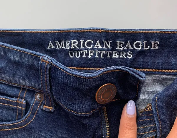 American Eagle High Waisted Jean Shorts - Image 4