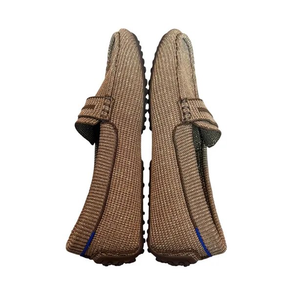 Rothy’s The Driver Metallic Gold Bronze Knit Loafers Women’s 7 Washable - Image 5
