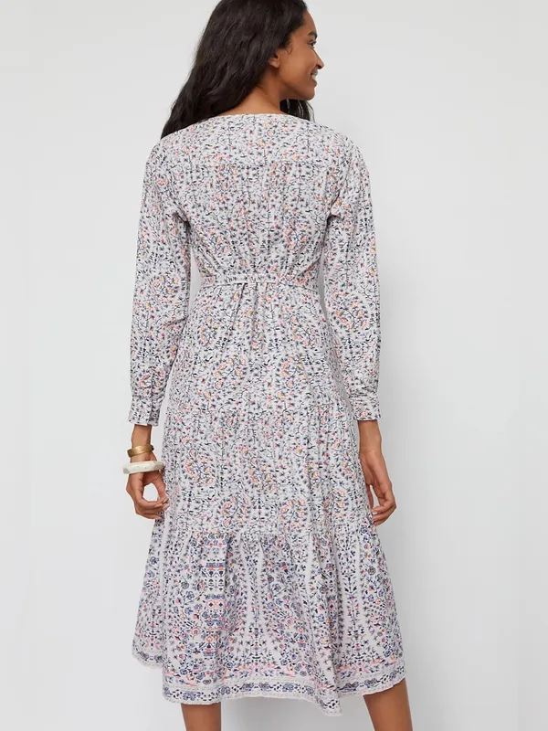 Anthropologie Pilcro Marta Tiered Corduroy Dress Size Small - Image 2