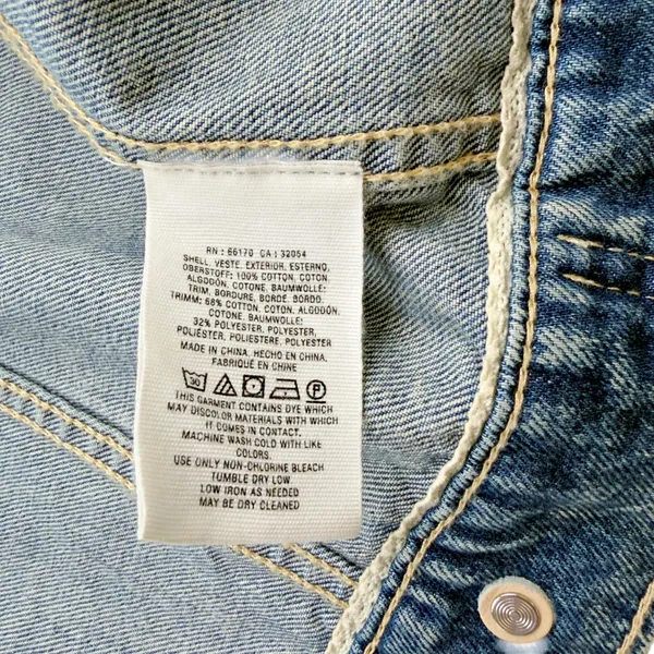 Pilcro & The Letterpress Anthropologie Button Up Denim Jean Jacket LARGE - Image 7