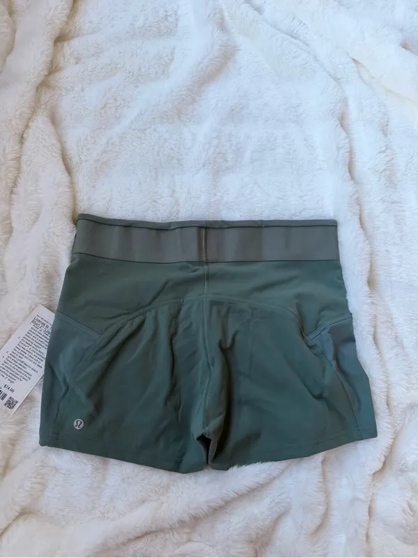 lululemon athletica Sage Green High-Rise Bike Shorts - Image 5