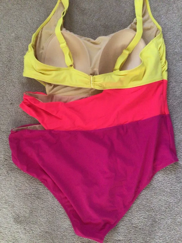 Swimsuits For All Colorblock One Piece- Nwot/ Size26 - Image 7