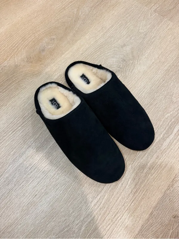 NWT UGG Elea Slip-On Women’s Size 11 Cream Shearling Clogs Mules - Image 9