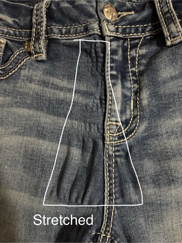 Miss Me Curvy Ankle Skinny Jeans Women’s Waist Size 27 Length 26 Distressed READ - Image 15