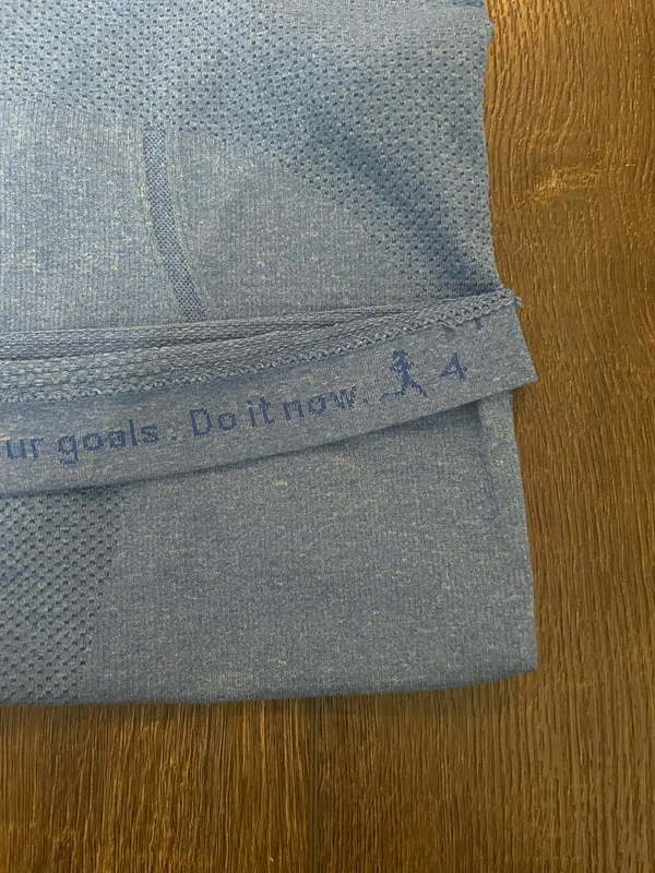 Blue Lululemon Swiftly Tech short Sleeve - Image 4