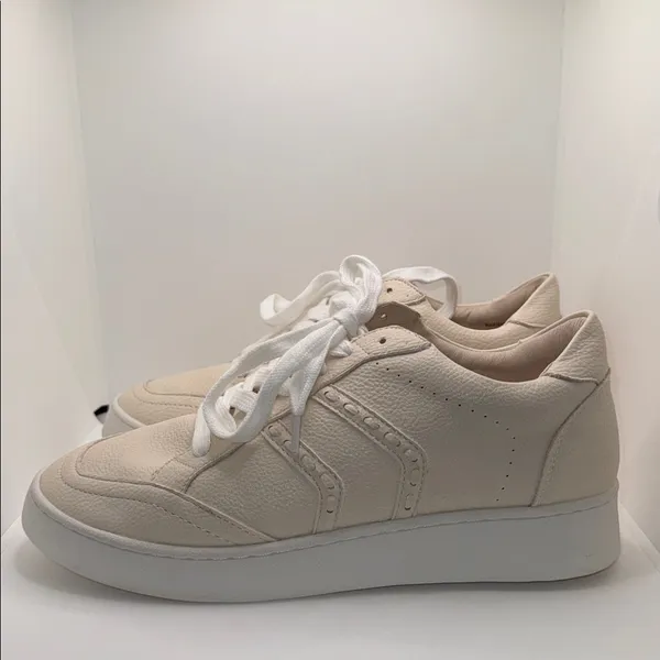 Oasis Society The 365 Stitch Platform Sneakers Ivory Vegan Leather Women’s 9 - Image 3