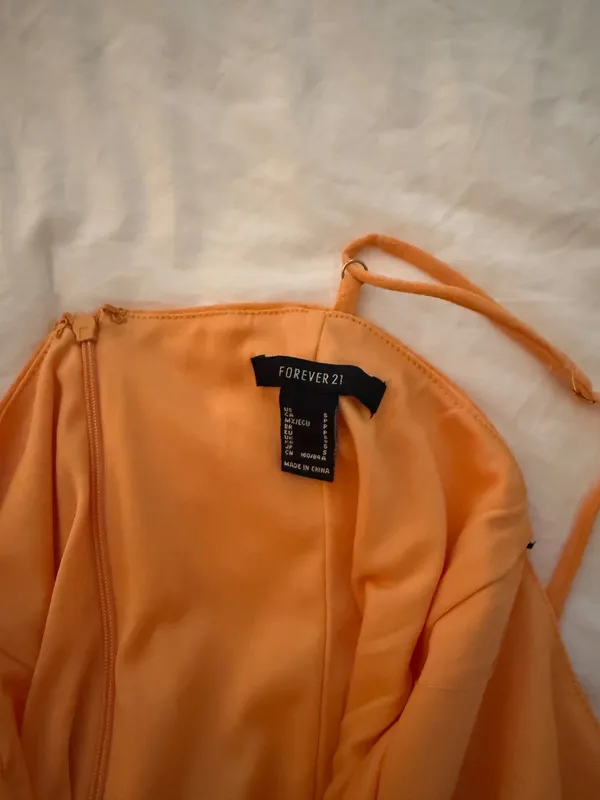 Forever 21 Dress Mini Orange - Image 3