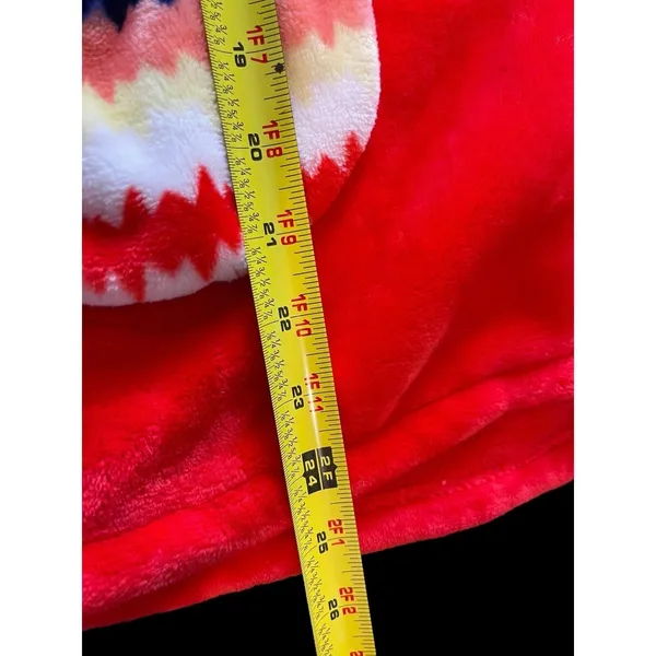 Rou Phang Extra Warm Soft Red Stripe Long Sleeve Top Bottom Pajama Lounge Set L - Image 16