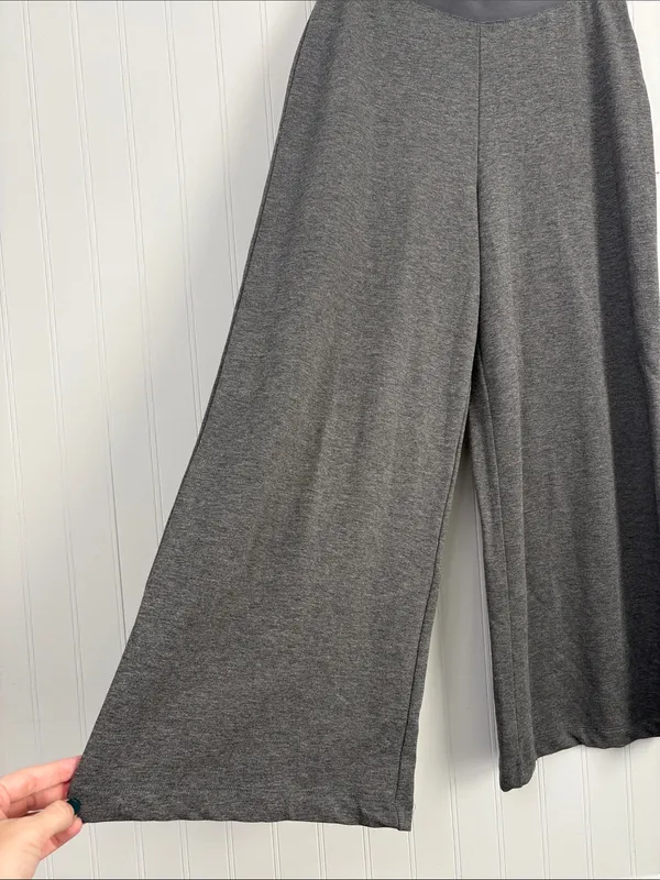 Gudrun Sjoden Stretch Pull On Cropped Capri Pants Women Size XS Grey - Image 2