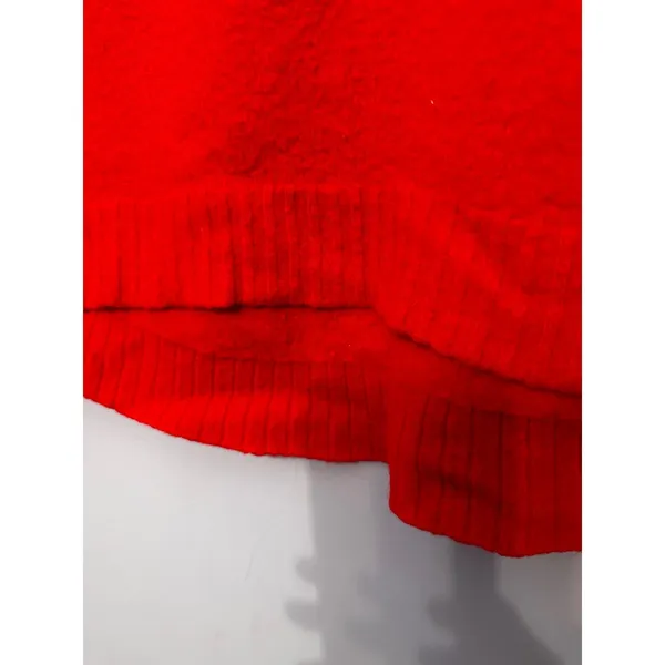 J.Crew Womens Supersoft Yarn Turtleneck Sweater Red Wool Alpaca‎ Blend XS - Image 2