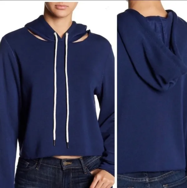 Project Social T Slash Neck Hoodie Jacket Coat NWT v6x - Image 2