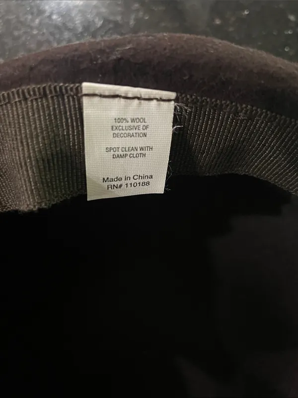 Chocolate Brown 100% Wool Baker Boy Newsboy Hat One Size - Image 7