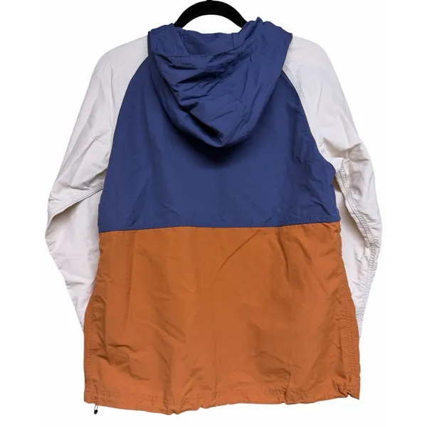 L.L.Bean Mountain Classic Anorak‎ Jacket Multi Teal Indigo Women's Size Small - Image 2