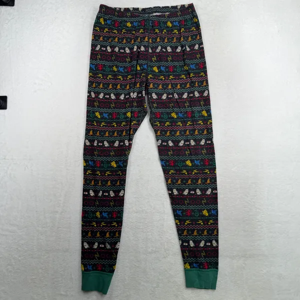Hanna Andersson Large Pajama Set Harry Potter Fair Isle Organic Cotton Sleepwear - Image 3