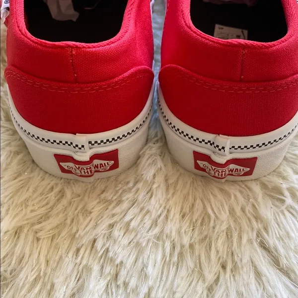 NWT Asher Vans Red Classic Slip-On Sneakers - Image 4