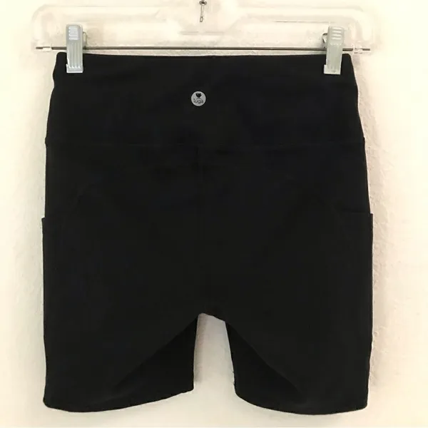 ‎IUGA Black yoga sports shorts XS - Image 2