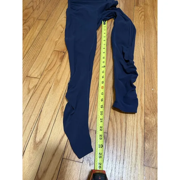 Lululemon Align High-Rise Ruched Waist Nulu Pant 25" True Navy Size‎ 4 - Image 9