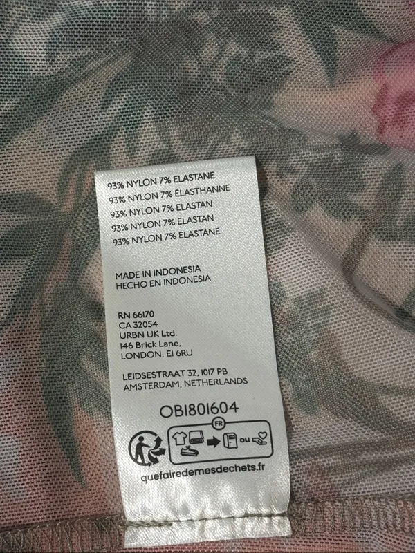 By Anthropologie Printed Mesh Turtleneck EUC - Image 6