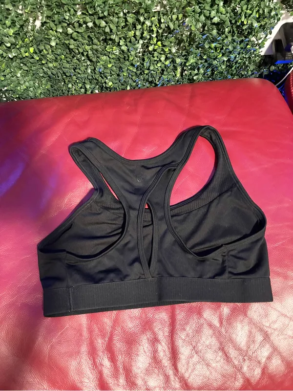 Black Sports Bralette - Women Intimates & Sleepwear - Image 2