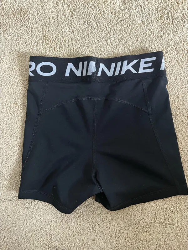 Black Nike Pro Shorts - Image 2