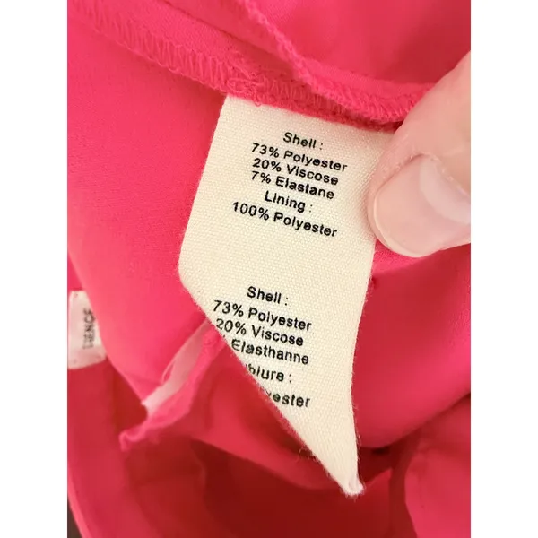 L'Agence Trousers Women Size 4‎ Red Slim Straight Leg Stretch Dress Pants - Image 7