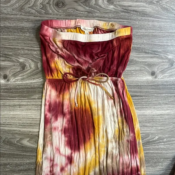 Rolla Coster Multicolor Tie-Dye Dress. Size Large - Image 3