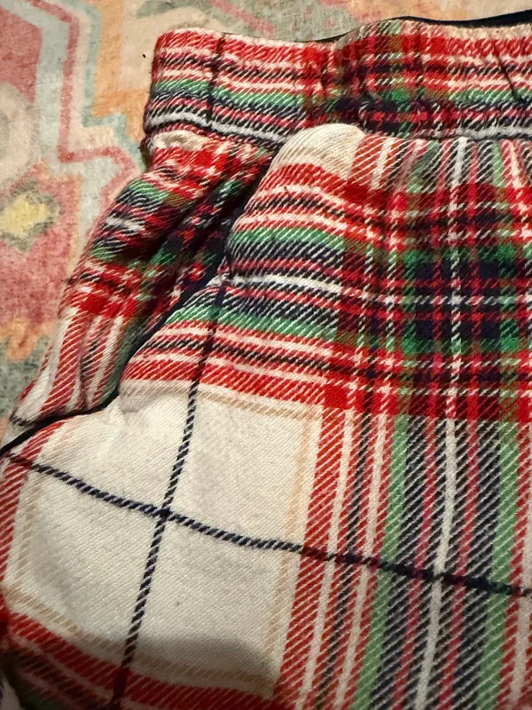 Aerie Sleep Shorts Plaid Ruffle Boxer - Image 5