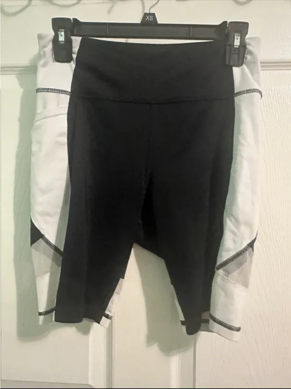 Fila Black and White Women’s Athletic Shorts - Image 2