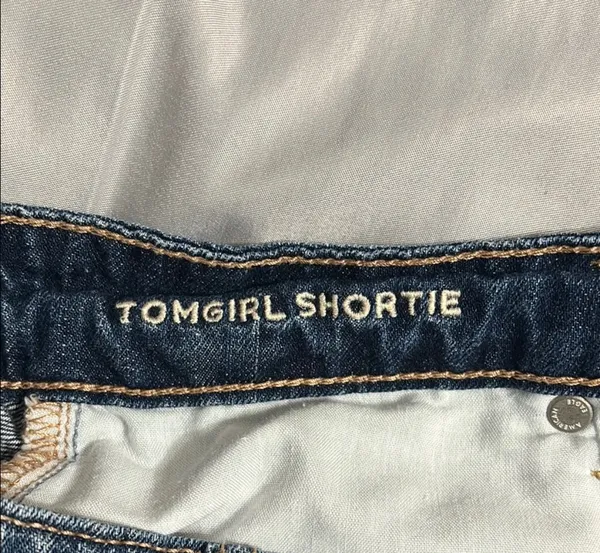 American Eagle Shorts Denim Tomgirl Shortie - Image 3