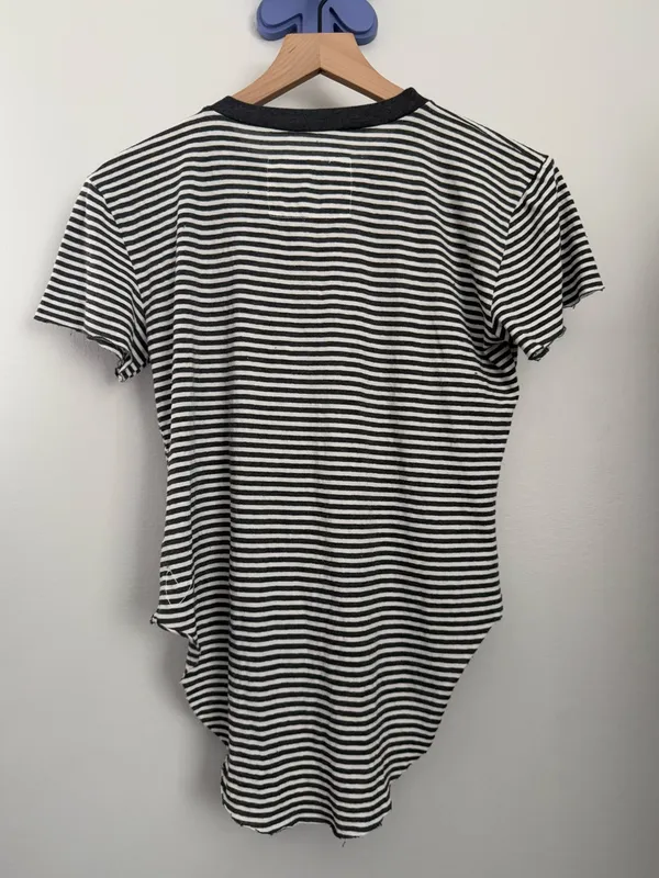 Frank & Eileen XS Theo Perfect Tee Grey White Tee Dolman Relaxed - Image 7