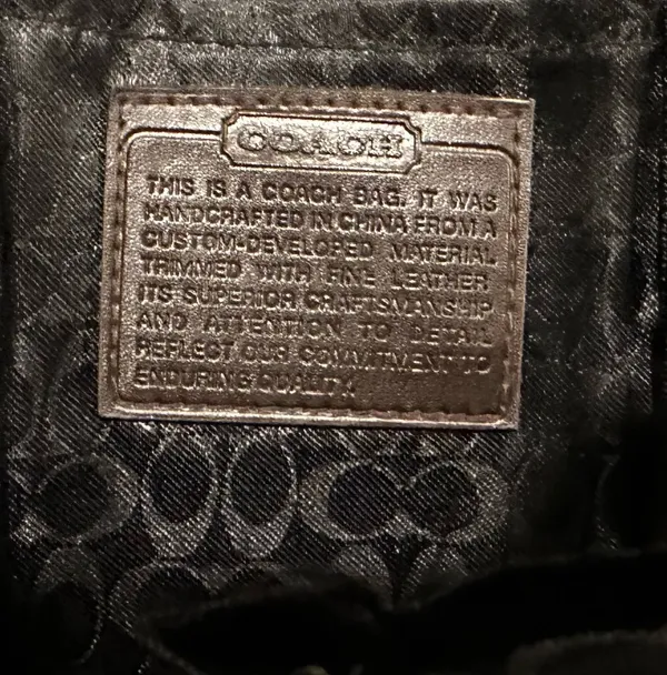 Vintage Coach brown patterned crossbody bag - Image 2