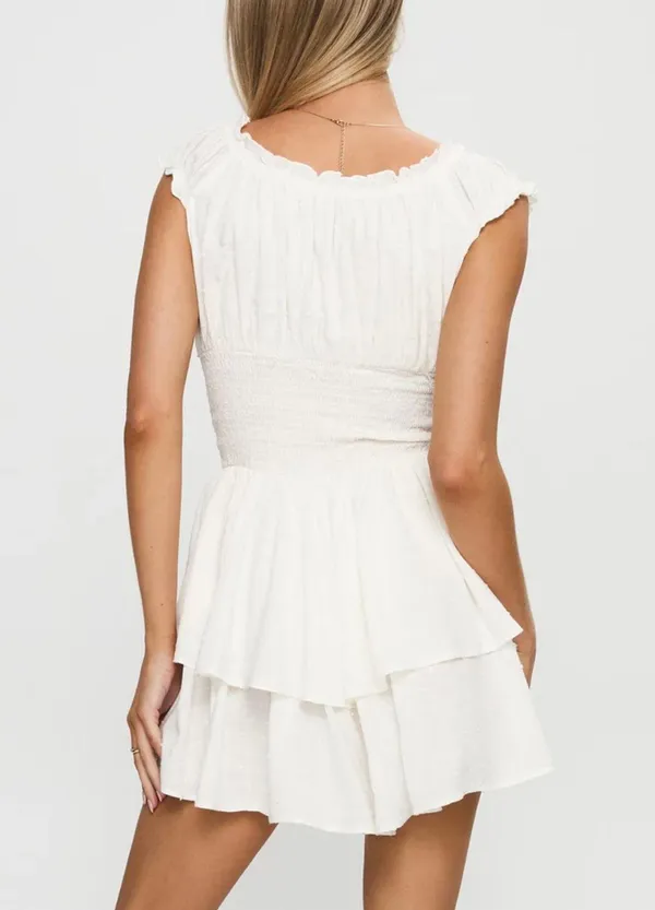 Princess Polly White Romper - Image 2