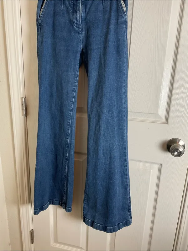 Maeve by Anthropologie Wide Leg Denim Jeans Size 25 - Image 3