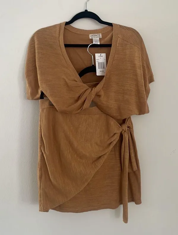 Revolve NWT LSPACE Riley Top and Vagabond Skirt in Toffee - Image 2