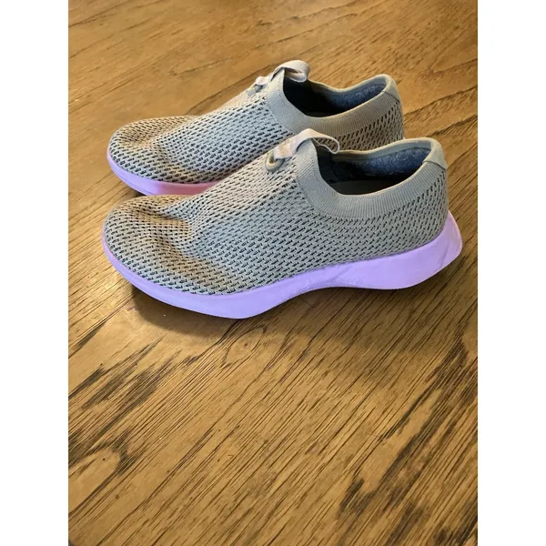 Allbirds Women’s Tree Dasher Sneakers Gray/Pink TD1W8 - Image 3